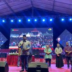 Bupati Kukar, Edi Damansyah saat menutup Expo Erau Adat Pelas Benua 2023.