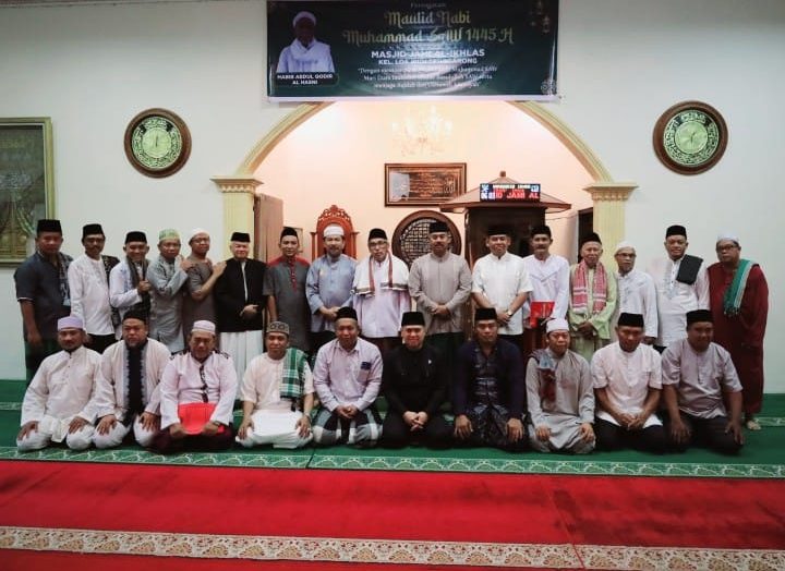 Momen safari subuh Pemkab Kukar di Masjid Al Ikhlas.