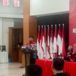 Sekda Kukar, Sunggono saat memberikan sambutan.