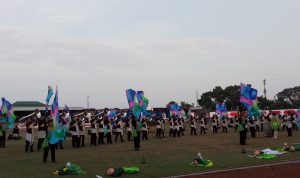 IMG-20231015-WA0051 Momen Marching Band Kukar lakukan pertunjukan di Stadion Aji Imbut.
