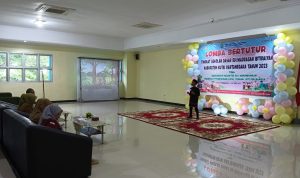 IMG-20231025-WA0022 Suasana pelaksanaan lomba Betutur yang digelar oleh Dinas Kearsipan dan Perpustakaan Kukar.