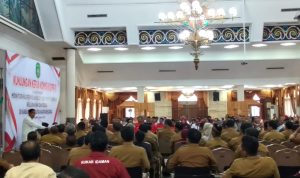 Suasana forum saat kunjungan anggota Komisi III DPR RI, Safaruddin.