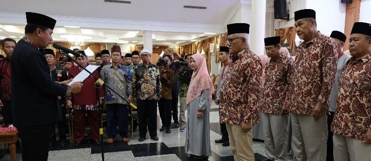 Prosesi Pelantikan Dewan Pengawas dan Tim Verifikasi MTQ, Sunggono.