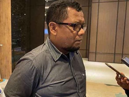 Sekretaris Camat Samboja Barat, Budiman.