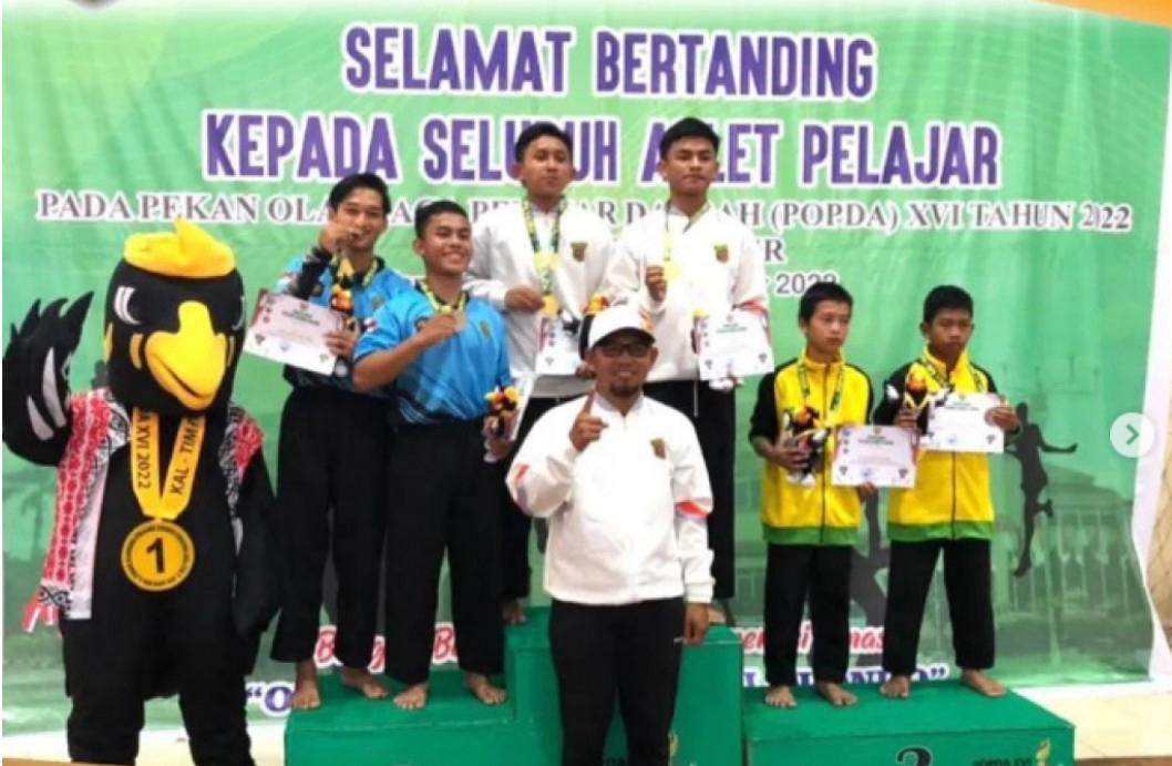 Tampak foto atlet dari Kontingen Samarinda meraih juara di POPDA XVI-2022 di Paser. Acara serupa akan digelar kembali POPDA XVII-2025 di PPU