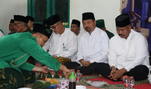 Bupati Kutai Kartanegara (Kukar) Edi Damansyah bersilaturahmi dengan masyarakat Desa Bangun Rejo, di Masjid At Takwa Desa Bangun Rejo