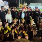 Peserta Jambore Pemuda Daerah Foto bersama usai pertunjukkan.