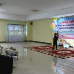 Suasana pelaksanaan lomba Betutur yang digelar oleh Dinas Kearsipan dan Perpustakaan Kukar.