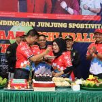 Ketua IPF Kukar, Hj. Nurul Huda dan jajaran Pemkab Kukar