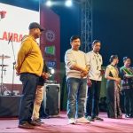 Bupati Kukar Edi Damansyah di acara malam anugrah insan olahraga dan pemuda.