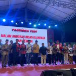 Bupati Kukar, Edi Damansyah di acara malam anugerah insan olahraga dan pemuda Kukar.