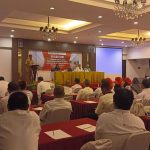 Suasana pembukaan kegiatan sosialisasi uji kompetensi yang diselenggarakan Disdikbud Kukar.