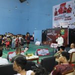 Peserta kejuaraan Bulu Tangkis Bupati Cup yang akan bertanding.